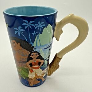 Disney Moana Maui Fish Hook Handle Ceramic Coffee/Tea Mug 16 Oz
